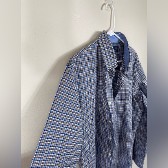 Polo Ralph Lauren Button Down Shirt Men’s Cotton Career Work Sz L - Picture 2 of 12